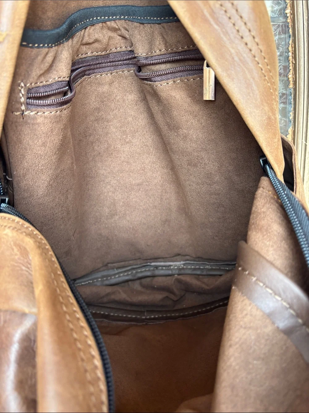 Genuine leather GTR backpack!